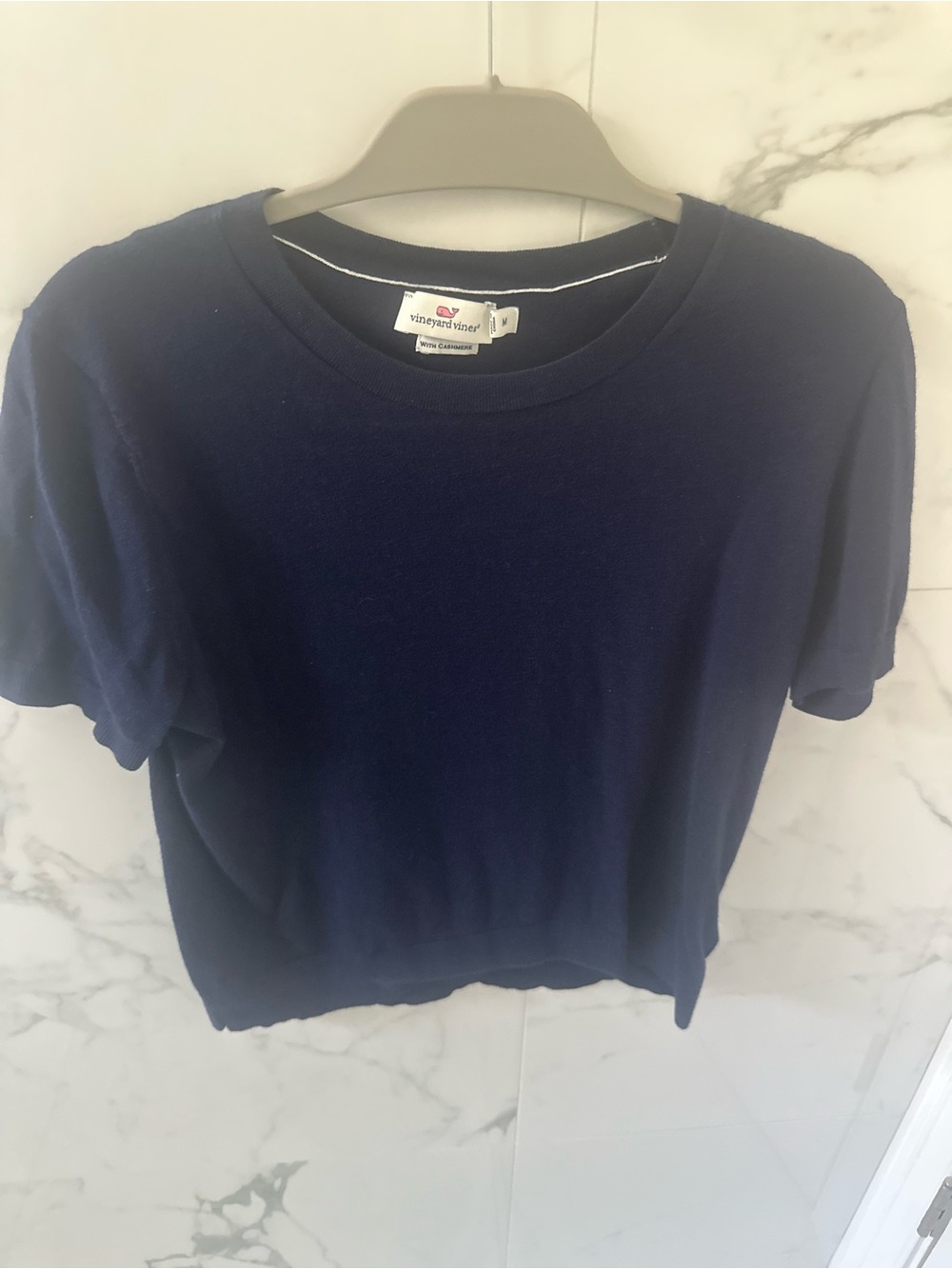 Vineyard Vines Navy Short Sleeve Crew Tee
